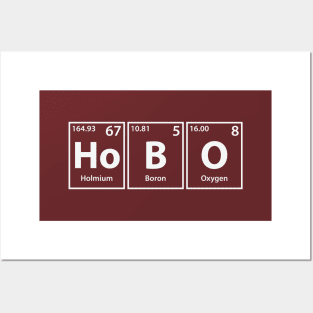 Hobo (Ho-B-O) Periodic Elements Spelling Posters and Art